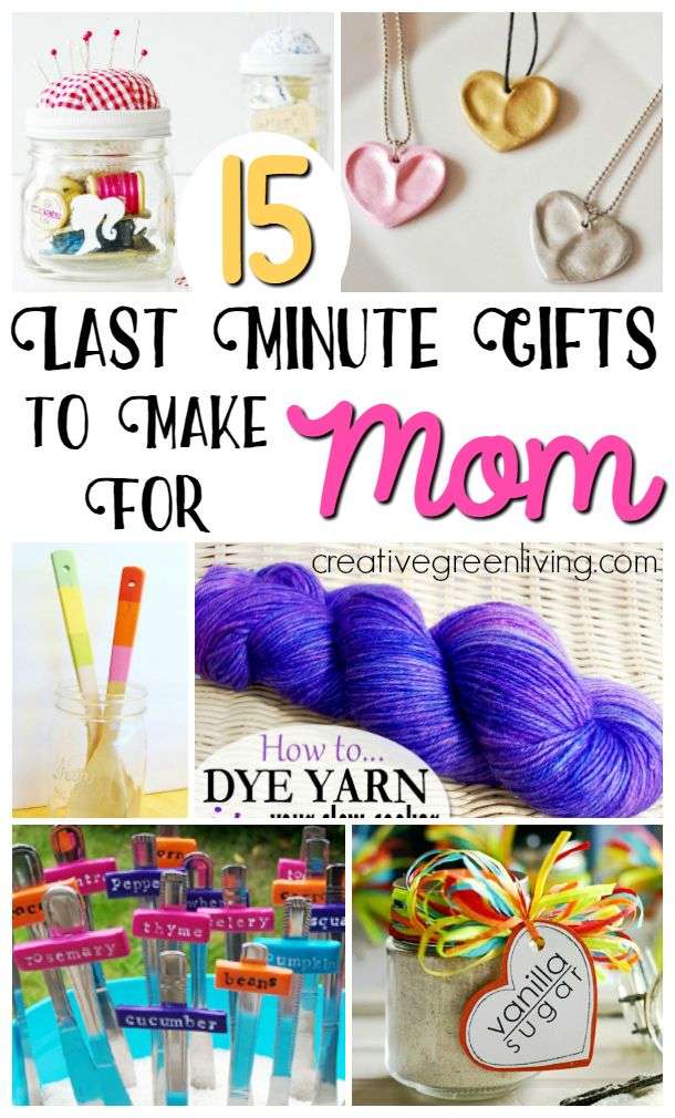 15 Last Minute Gifts to Make for Mom