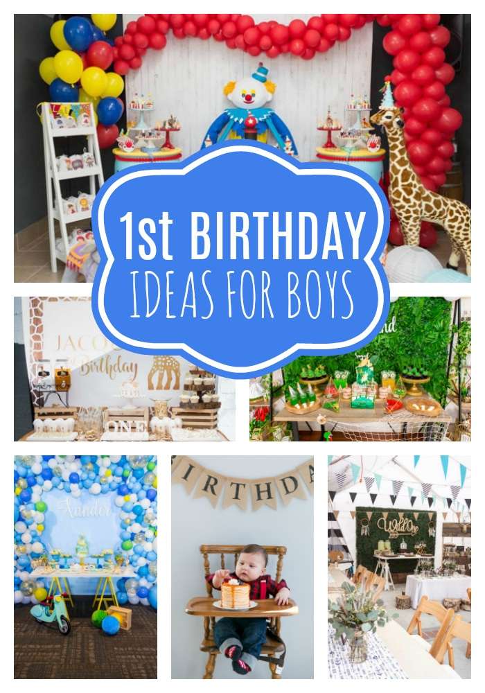 18 First Birthday Party Ideas For Boys