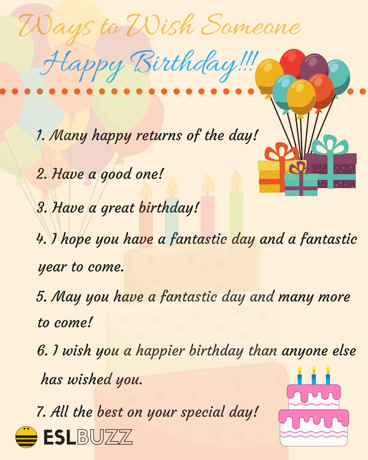 20 Creative Ways to Say " Happy Birthday"