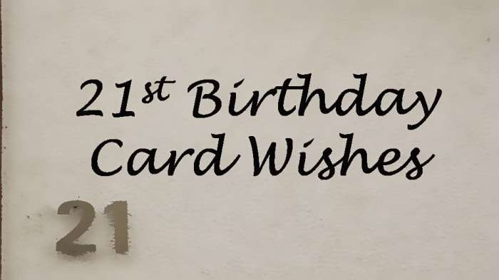 21st Birthday Messages: What to Write in a Card