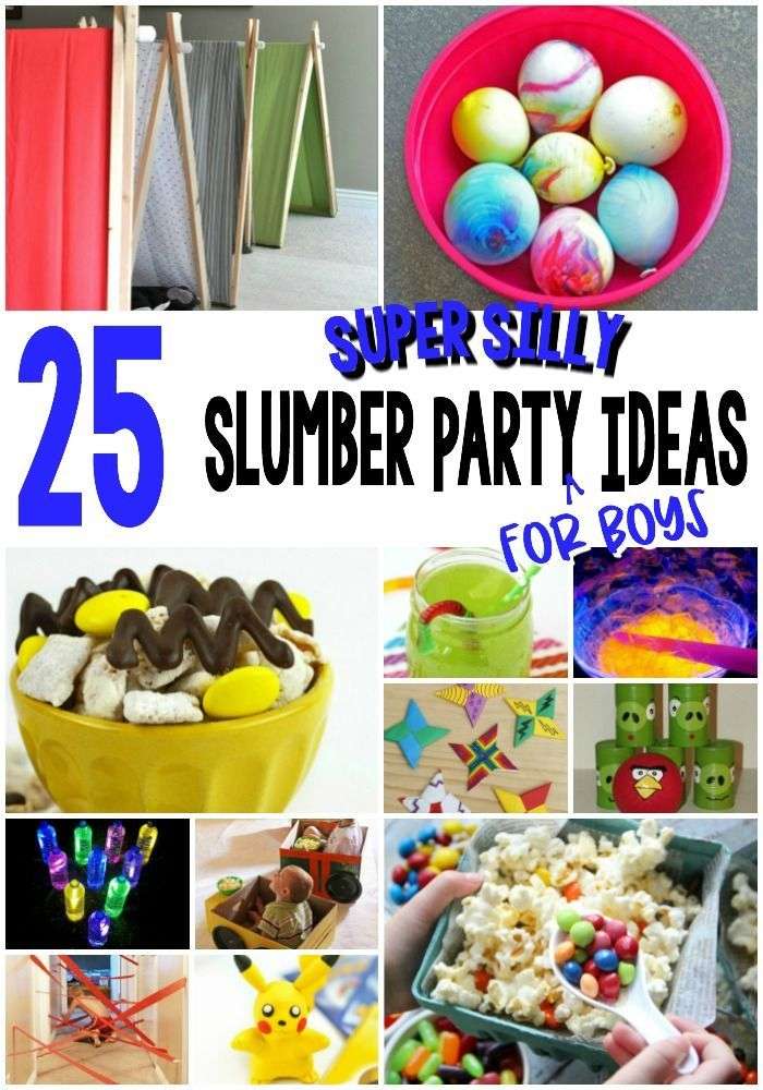 25 Super Silly Slumber Party Ideas For Boys