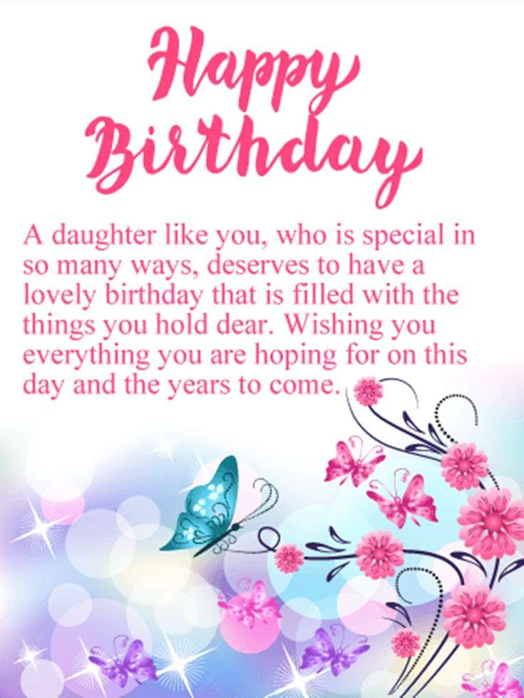 26 Happy Birthday Wishes for Daughters Best Messages Quotes 10