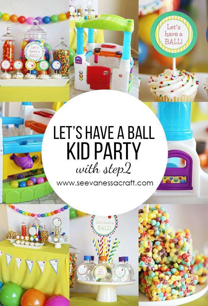 2nd Birthday Ideas Boy Best Of Party Let S Have A Ball Party with Step2 ...