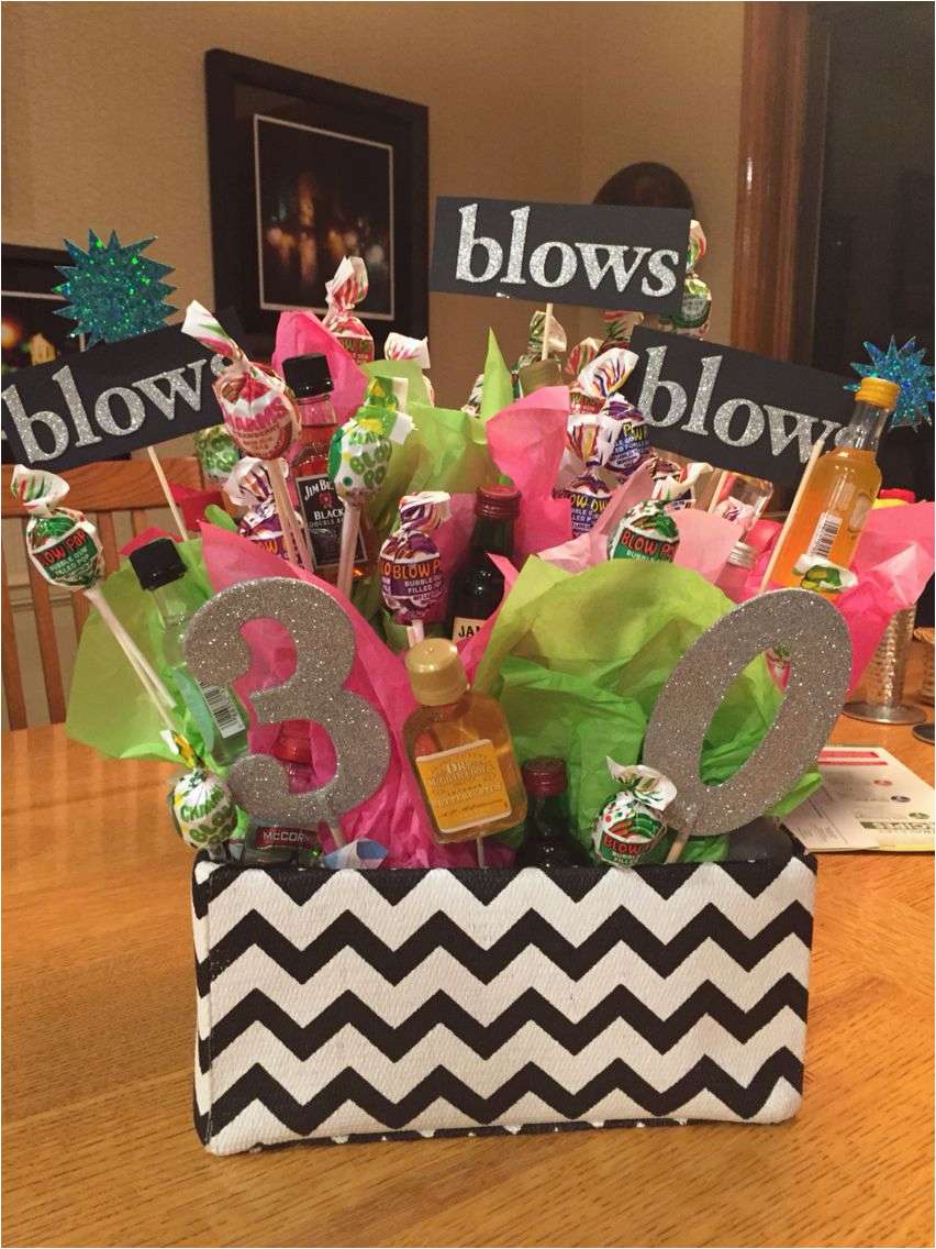 30th Birthday Gift Baskets for Her 30th Birthday Gift for Her Like ...