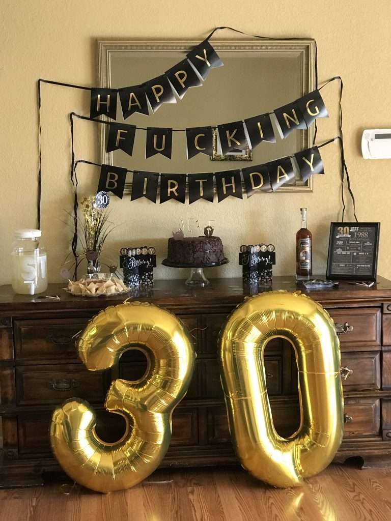 30th Birthday Party for Him