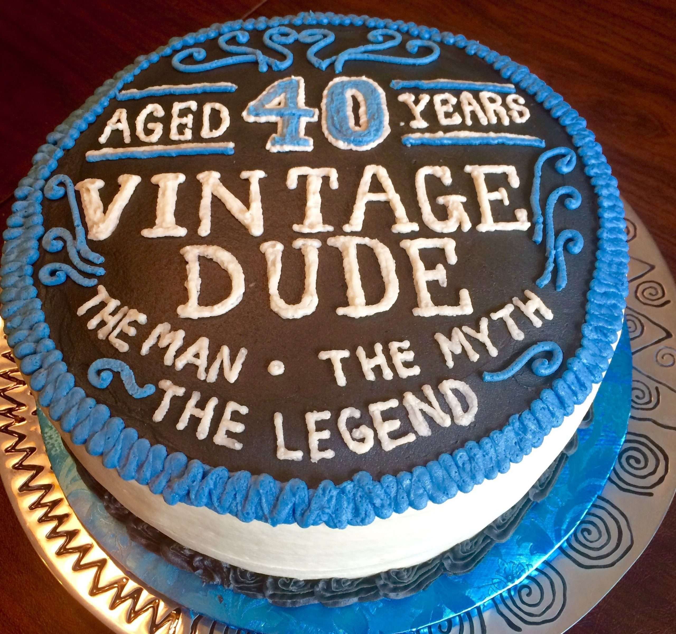 40Th Birthday Cakes For Men 40th Birthday Cake Birthday ...