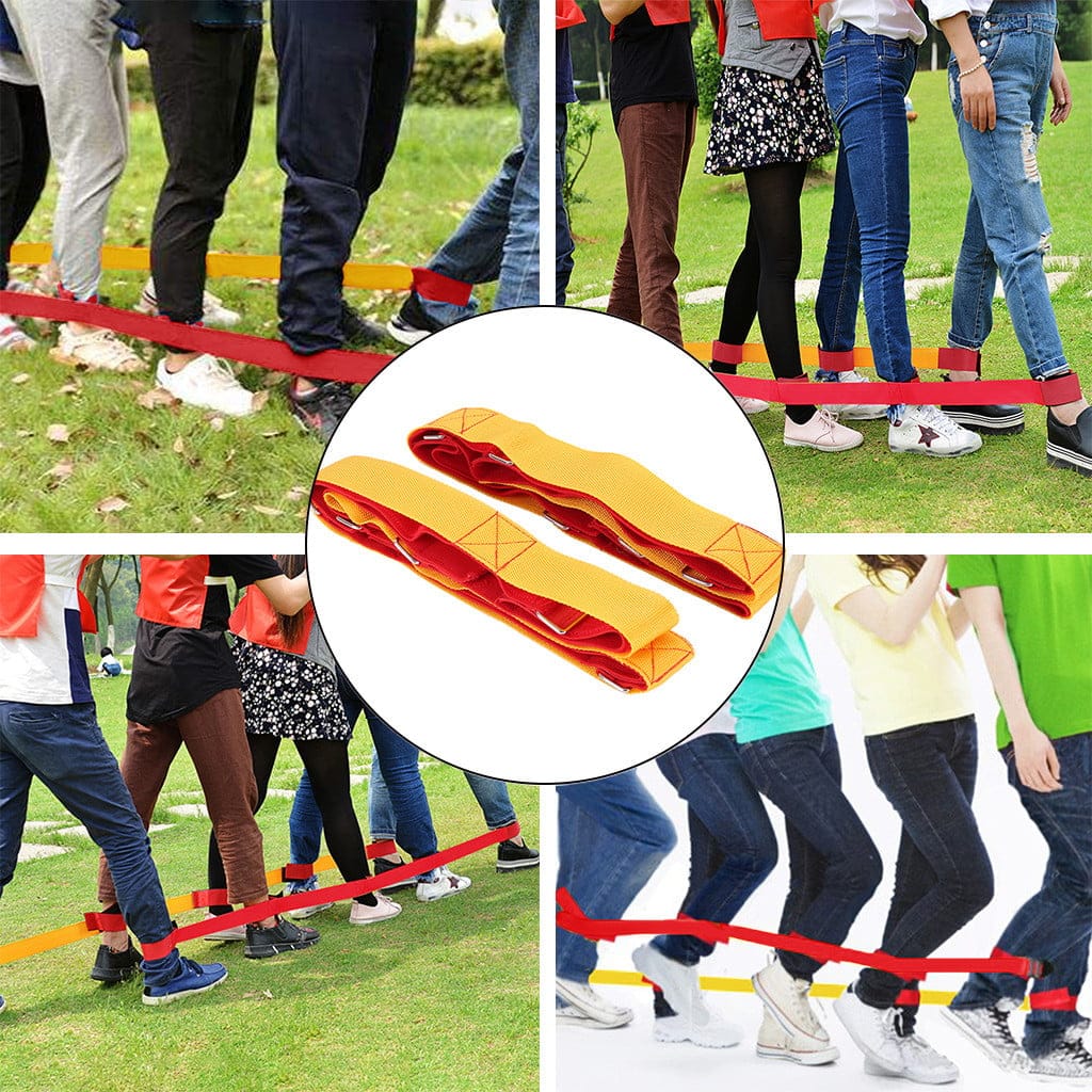 5 Legged Race Bands Outdoor Game for Kids Adults Birthday Team Party ...