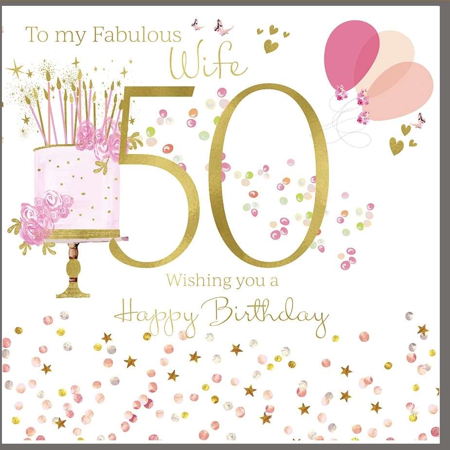 50th Birthday Cards With The Best Templates Edition
