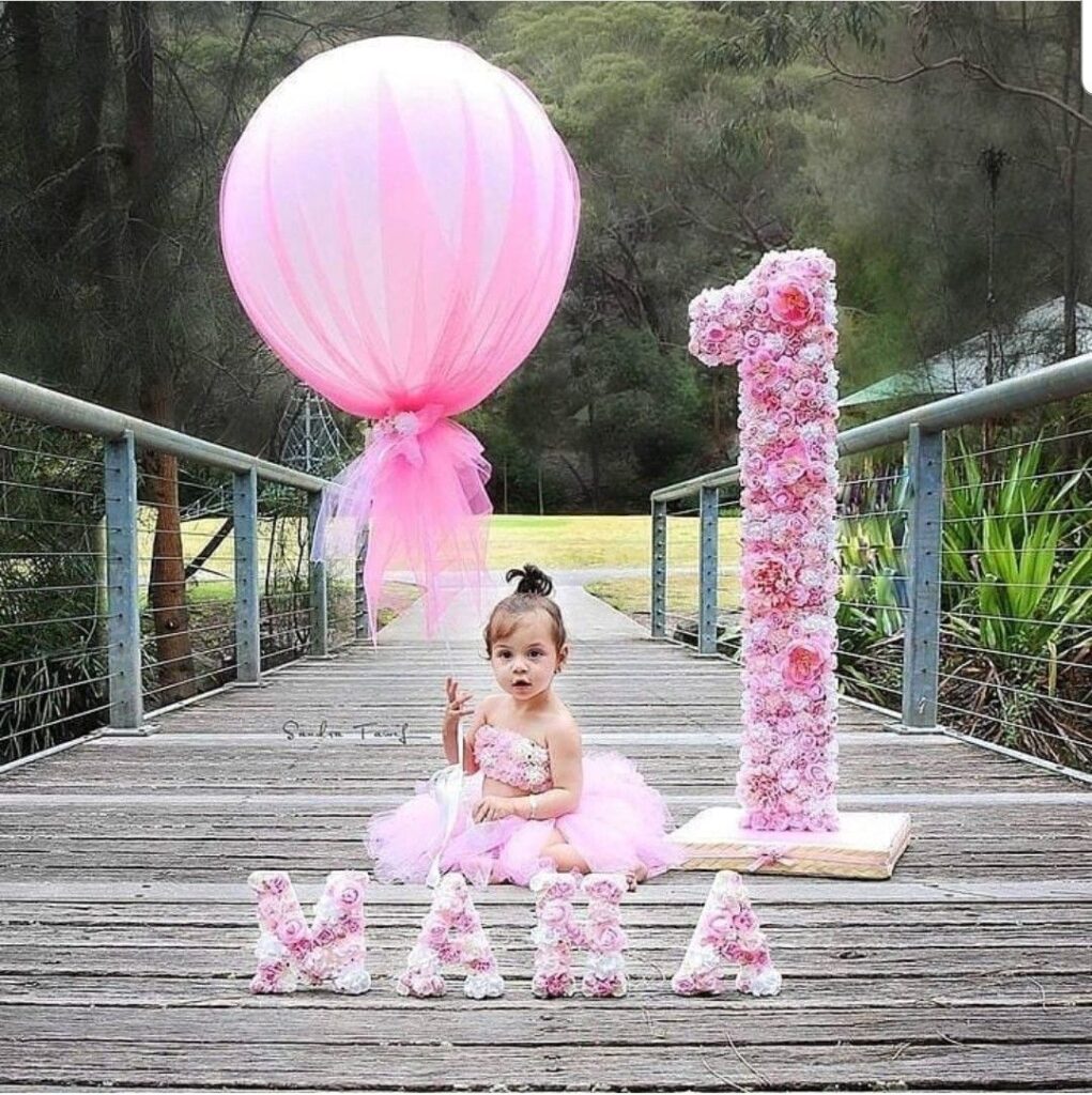 55 Adorable Baby Girl 1st Birthday Photoshoot ideas
