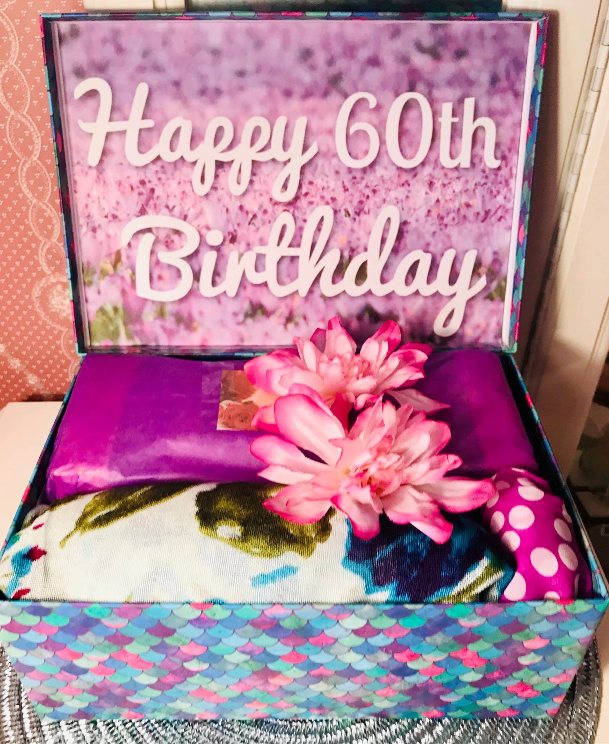 60th Birthday YouAreBeautifulBox 60th Birthday Gift Box for