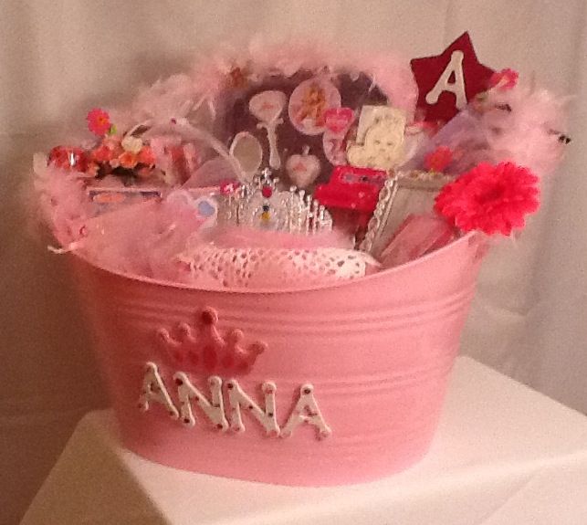 A Candice Creation...Princess Basket for 5 year old girl
