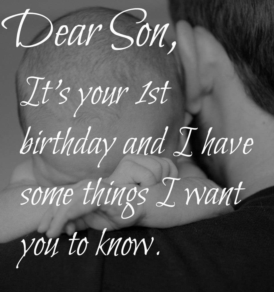 A Letter to my son on his 1st Birthday