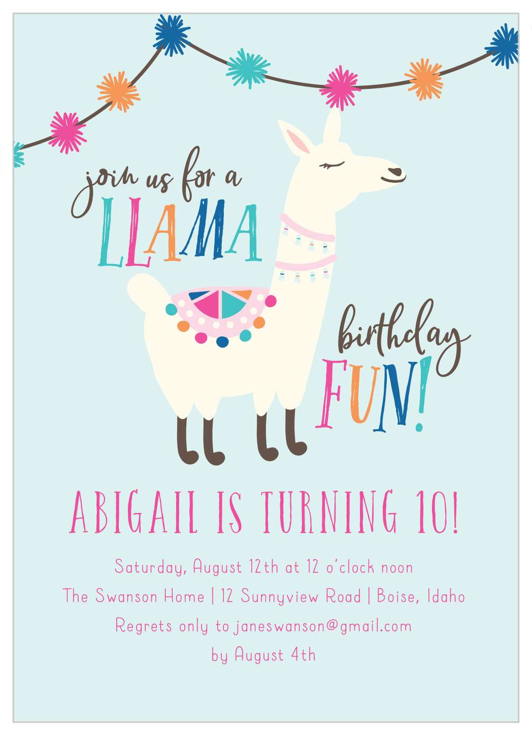 A Llama Fun Children
