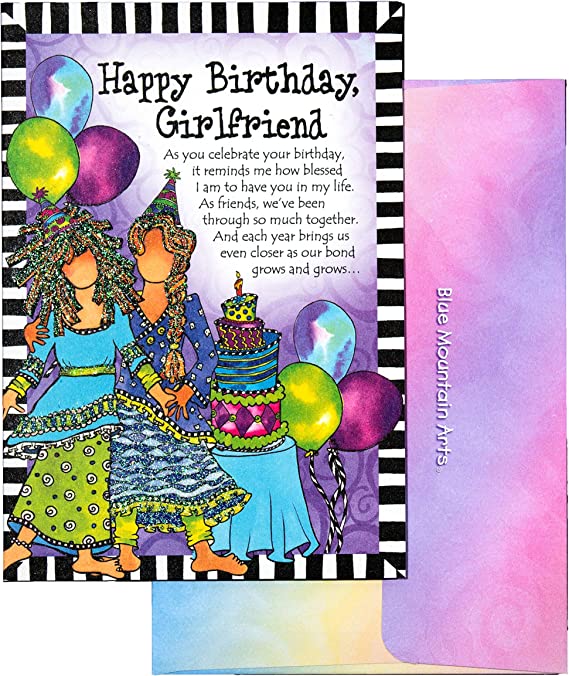 Amazon.com: Blue Mountain Arts Greeting Card Happy Birthday ...