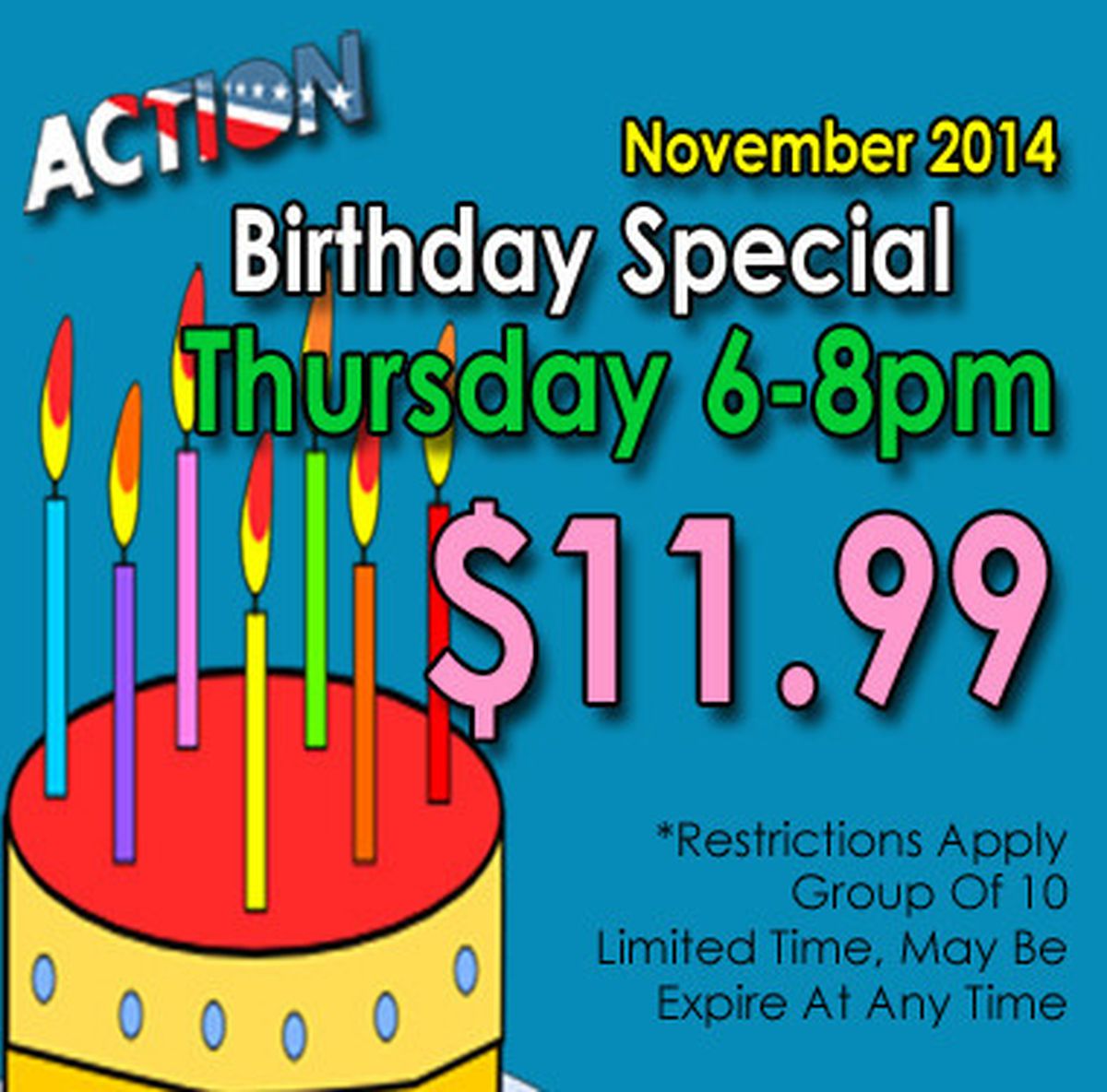 Areas Best Birthday Party Place, Kids Party Deals, Adult Birthday ...