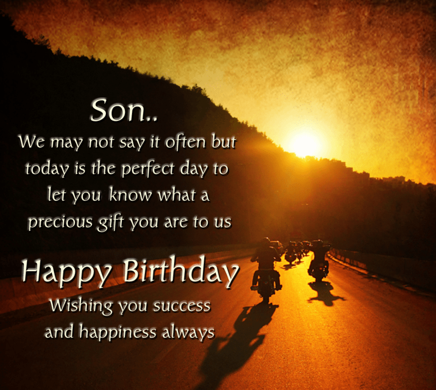 Awesome 50 Birthday Wishes For Beloved Son 2016