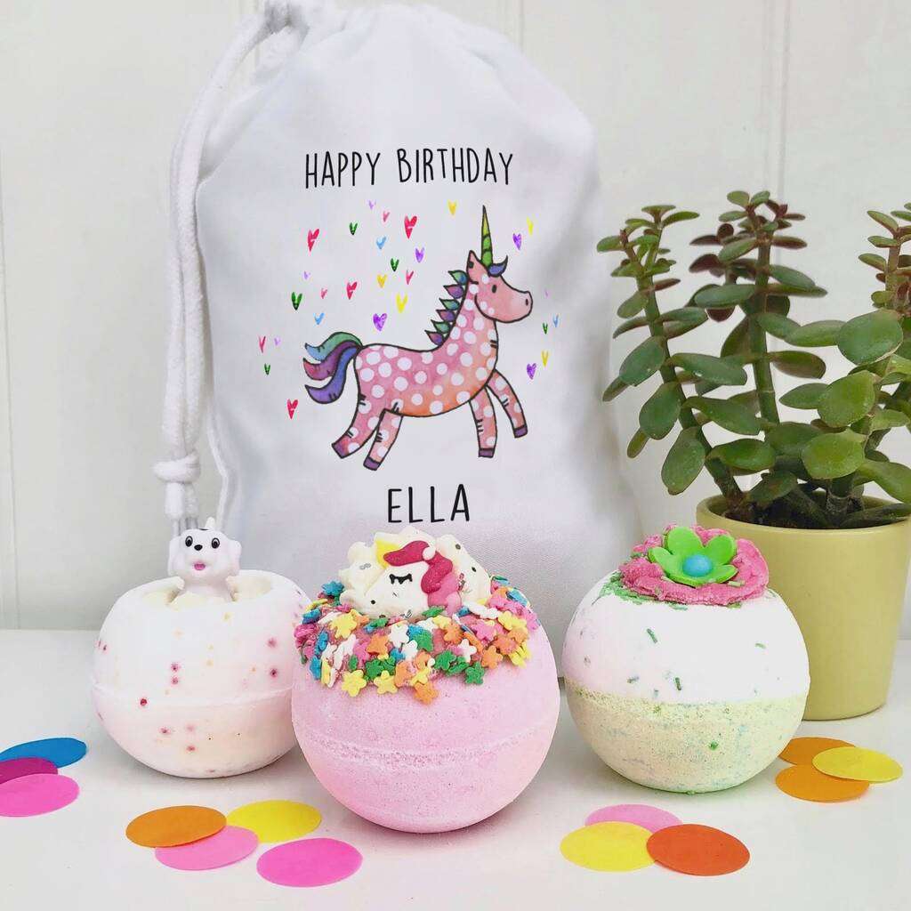 Bath Bomb Happy Birthday Gift Set By Pink Pineapple Home &  Gifts ...