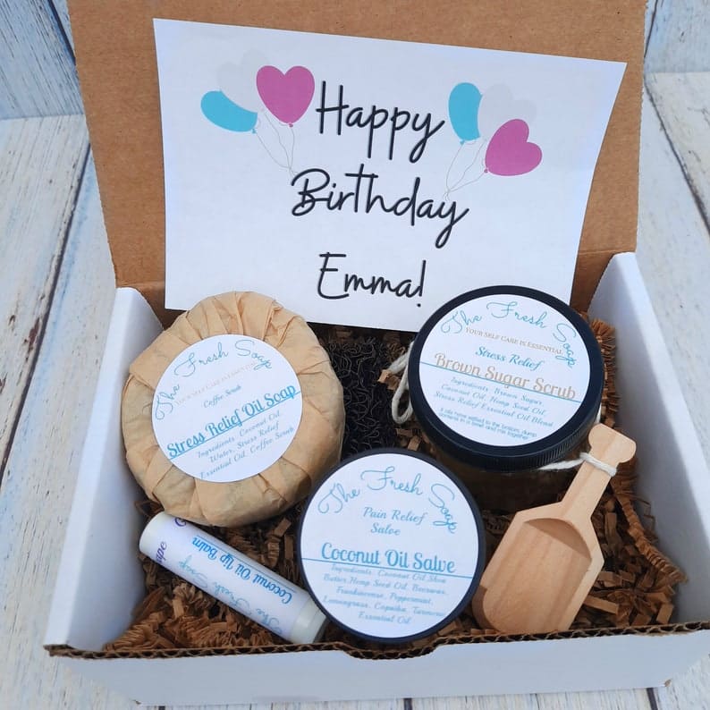 Best Friends Birthday Gift Box Care Package Self care gift