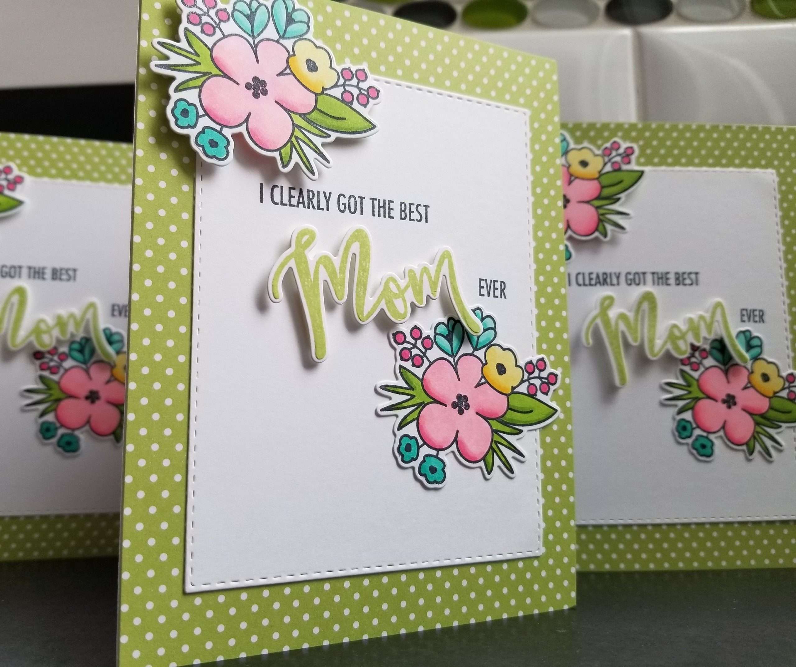 Best Mom Ever Card, Floral Birthday Card for Mother ...