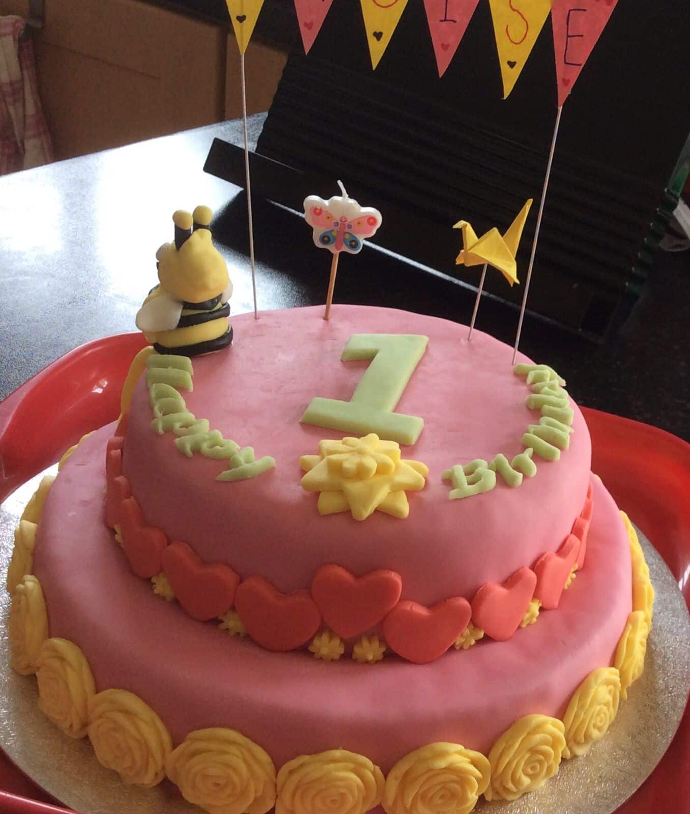Birthday cake for a one year old girl!