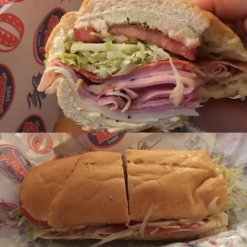 Birthday Freebie #33: free regular sub sandwich from Jerse