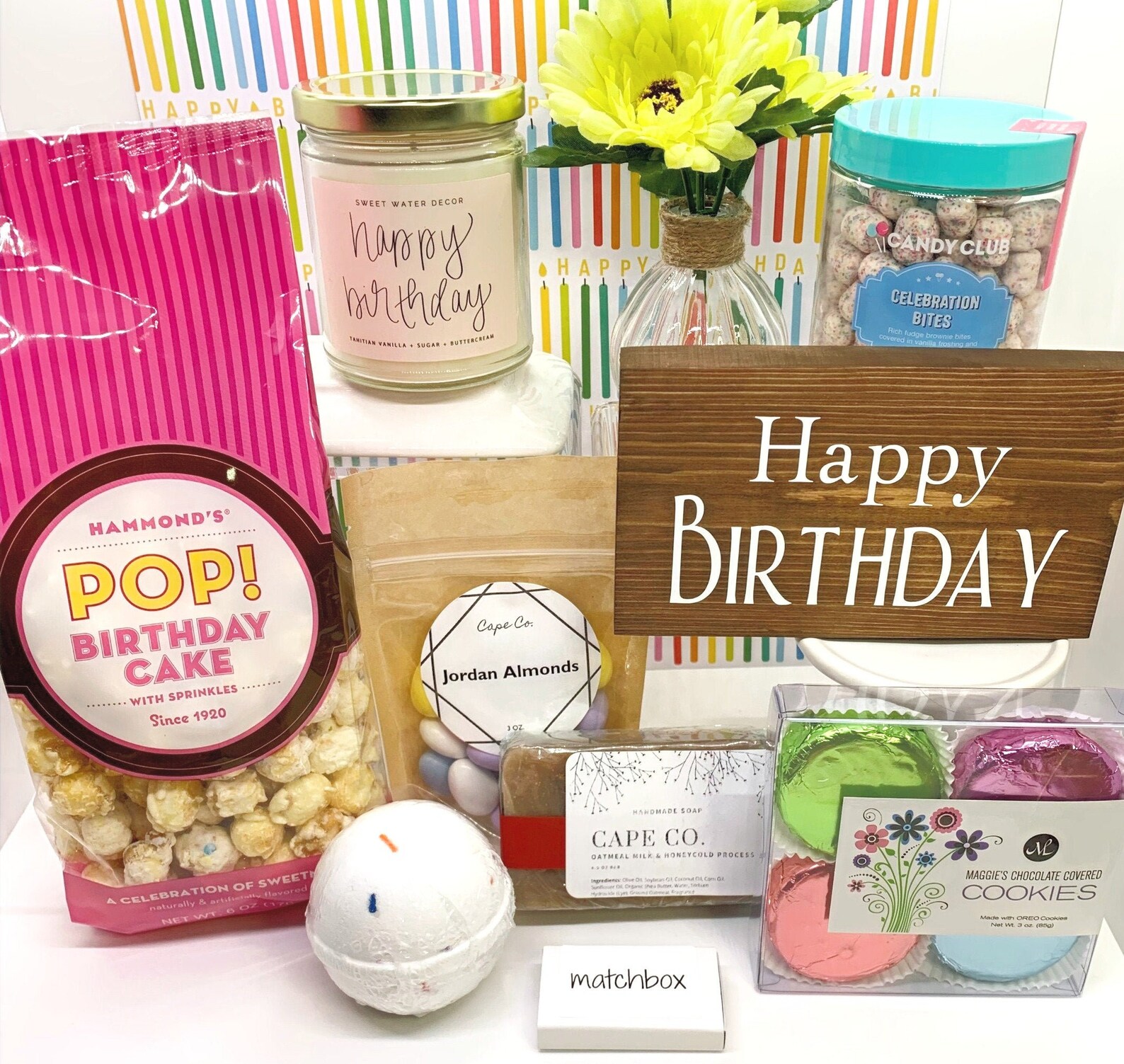 Birthday Heroes Gift Box. Unique Happy Birthday Gift for her l