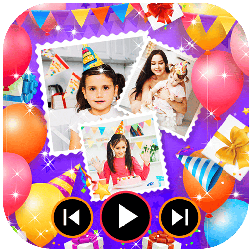   Birthday Photo Effect Video Maker With Music   ...
