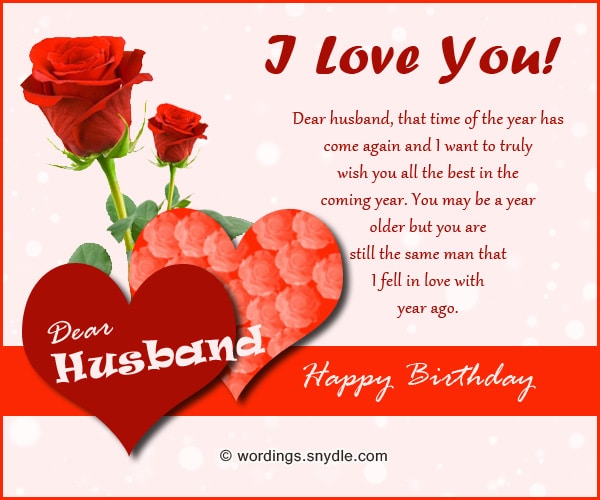 Birthday Wishes for Husband: Husband Birthday Messages and Greetings ...