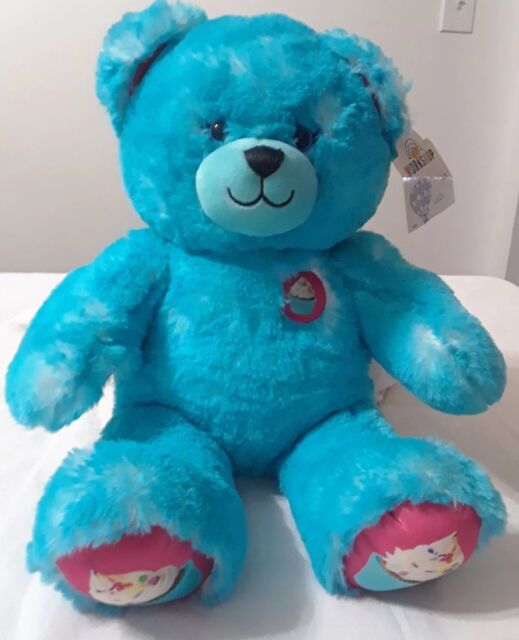 Build A Bear Work Shop Bab With Cake N` Treats Stuffed Plush Blue Bear ...