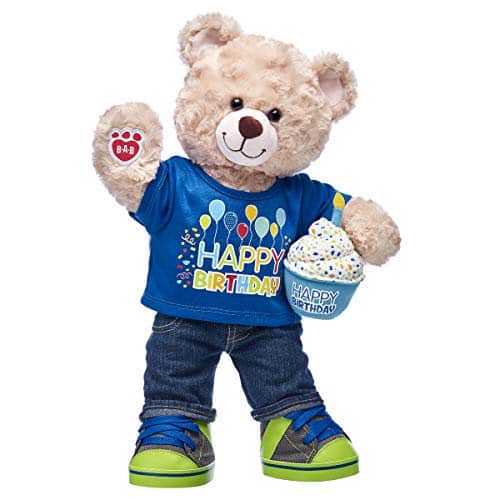 Build A Bear Workshop Happy Hugs Teddy Bear CeleBEARate Happy Birthday ...