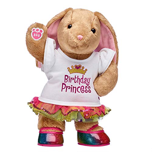 Build A Bear Workshop Pawlette Plush Bunny Birthday Princess Gift Set ...