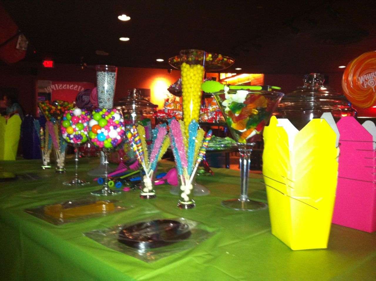 Candy Bar for 13 year old birthday party