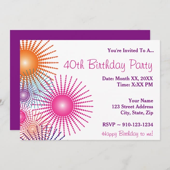Create Your Own Birthday Party Invitation