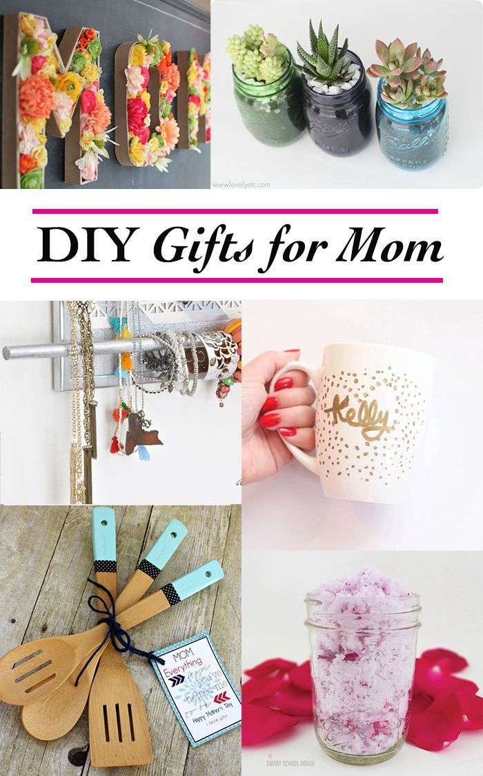 Creative Homemade gift ideas for Mom. 12 thoughtful and meaningful DIY ...