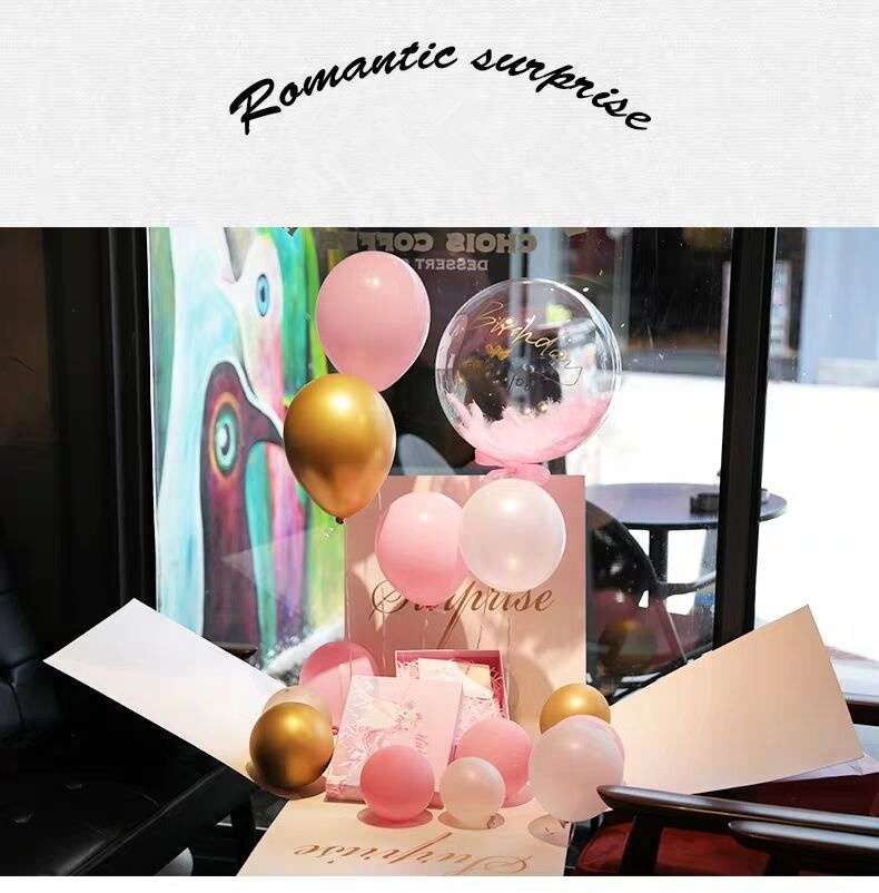 Custom Romantic Party Wedding Favor Paper Balloon Surprise ...