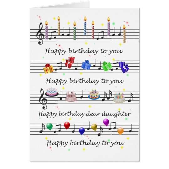 Daughter Funny Happy Birthday Song Sheet Music