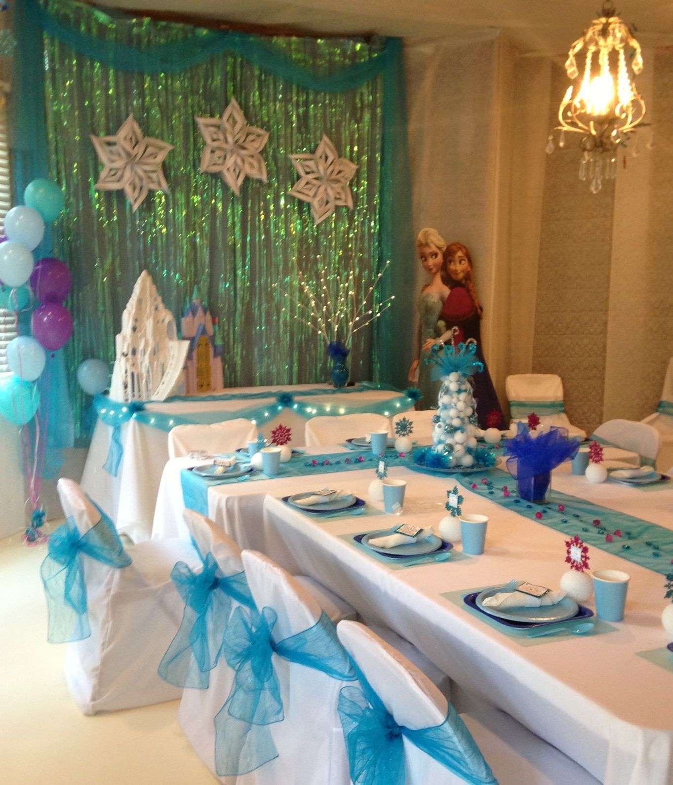 Disney Frozen Party with Stand Up Elsa and Anna ...
