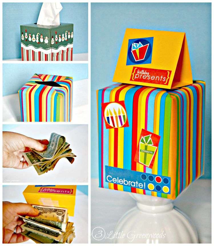 DIY birthday gift: Fun Money Gift Box