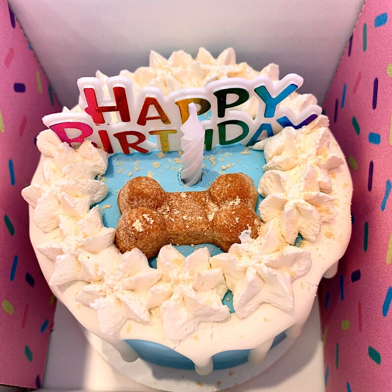 Dog Cakes Dog Birthday Cakes 4 Inch Drip Cake