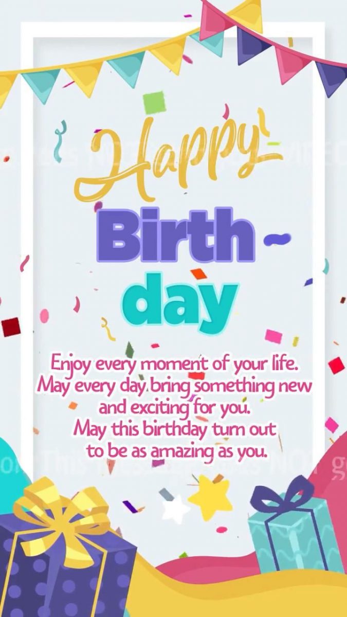 Electronic Congratulations Card Happy Birthday 1 [Video] [Video ...