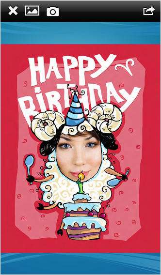 Face In Hole Birthday Card Happy Birthday Cards Free iPhone Ipad App ...