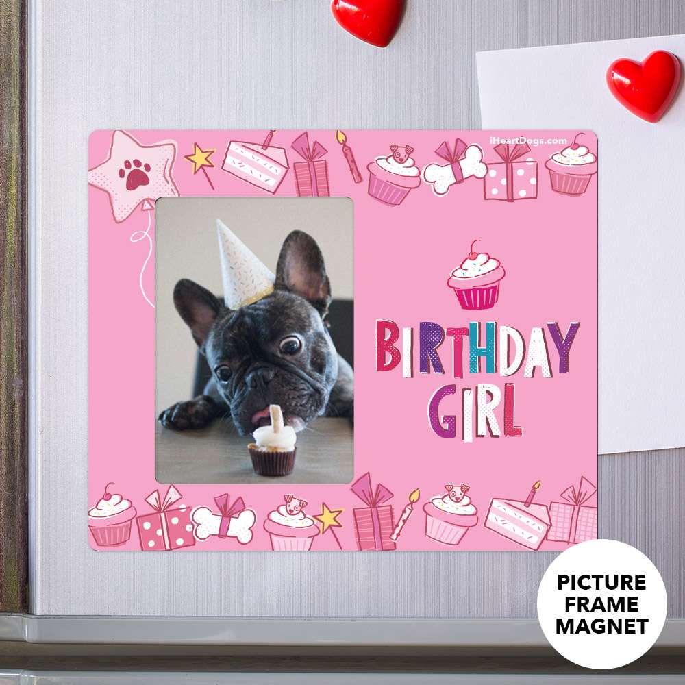 Free Birthday Girl Picture Frame Magnet