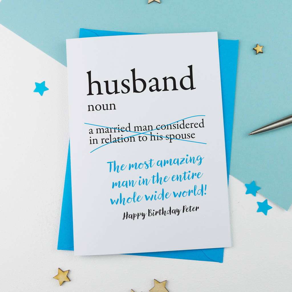 Free Printable Birthday Cards For Husband Funny