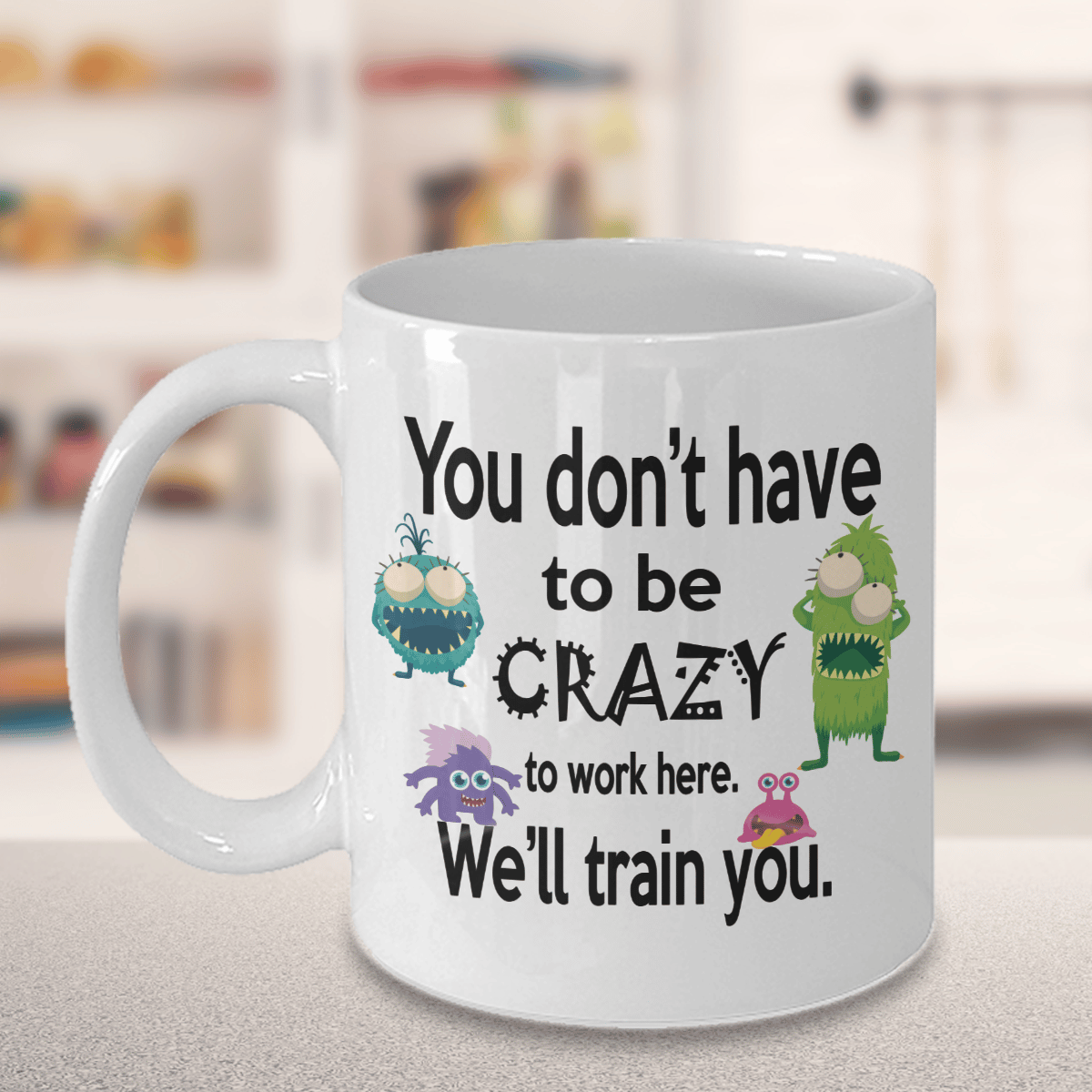 Funny Office Coffee Mug. Gift for co
