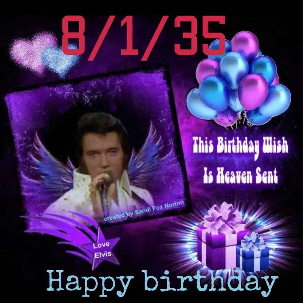 Get Elvis Presley Singing Happy Birthday Card Background