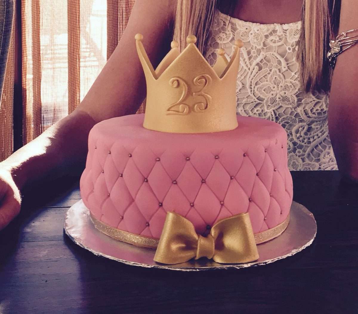 Girly birthday cake for my 23rd birthday. This cake was made by https ...