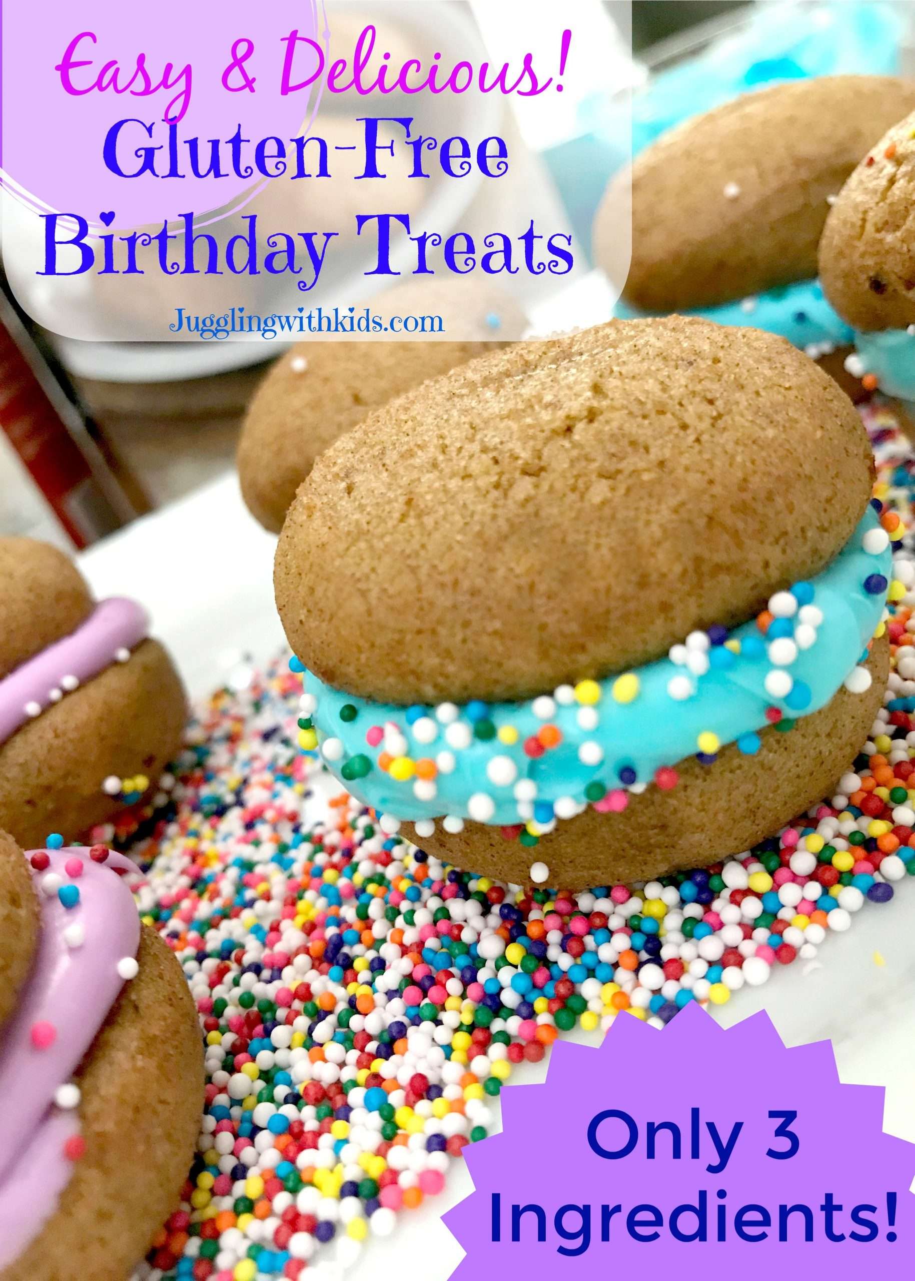 Gluten Free Birthday Treats. Only 3 ingredients, fast to ...