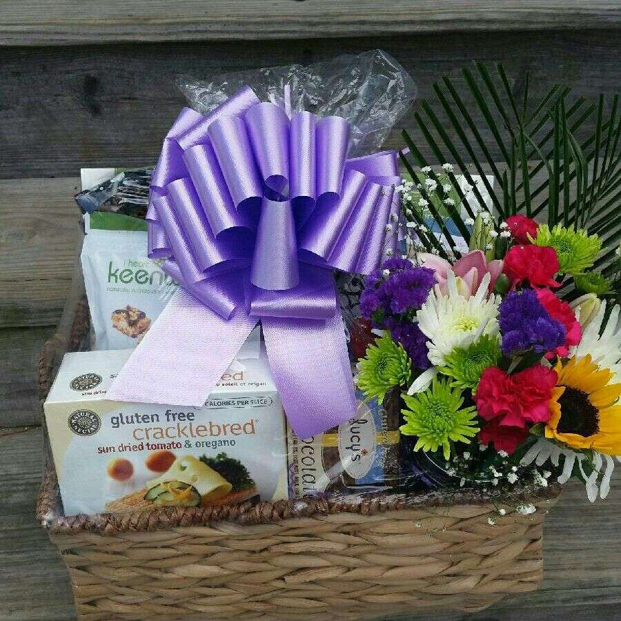 Gluten free gift basket for a customer
