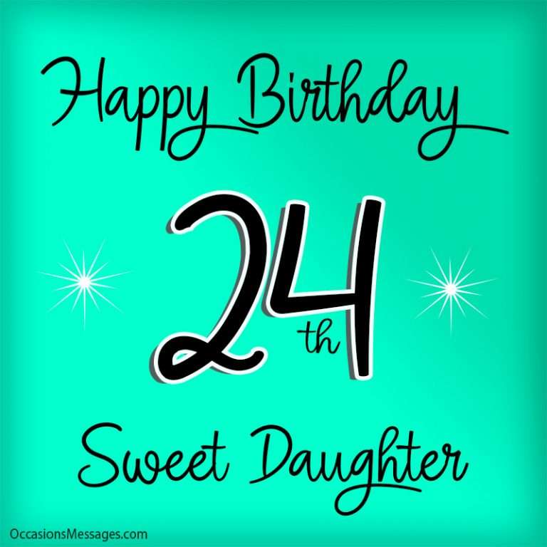 Happy 24th Birthday Wishes