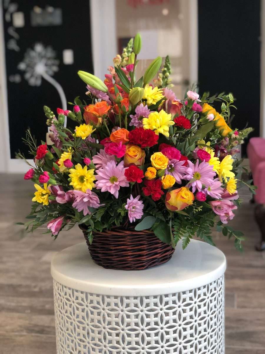 Happy Birthday Basket Flower Shops Miami, FL